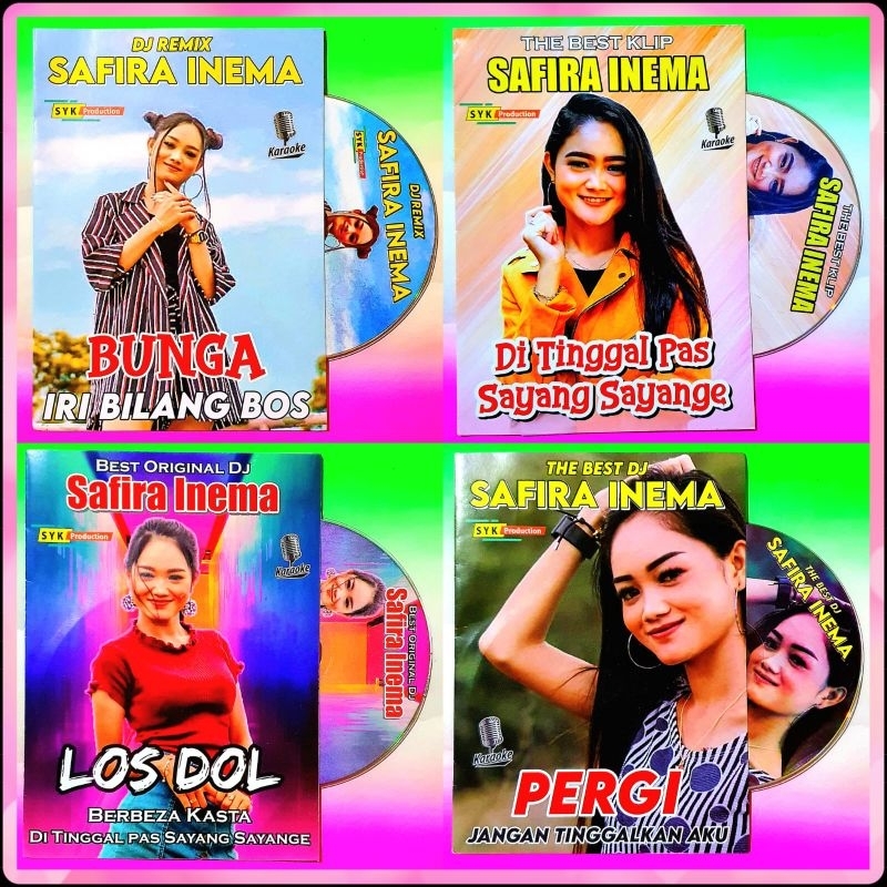 KASET VCD ORIGINAL LAGU KARAOKE SAFIRA INEMA VOCAL ON OF AKTIF-KASET DVD LAGU SAFIRA INEMA-KASET DVD
