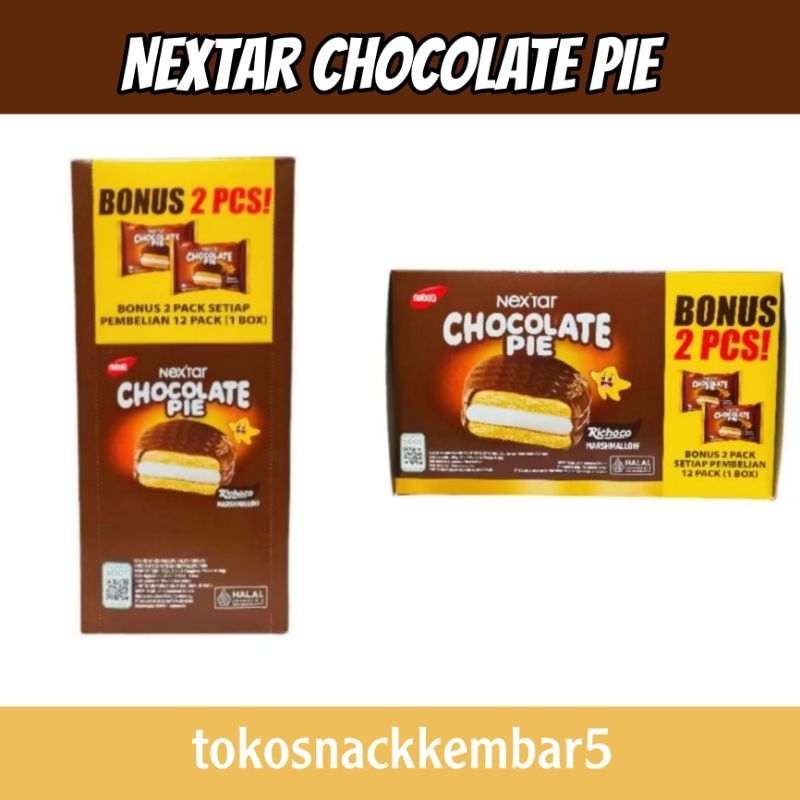 

Nextar Chocolate Pie Coklat Chocopie dari Nabati