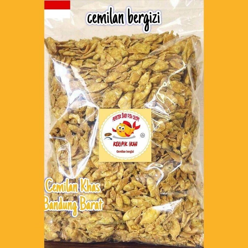 

IKAN WADER CRISPY /CEMILAN BERGIZI MINI FISH CRISPY RENYAH GURIH KRIUK Makanan Food Seafood Frozen Meat Cemilan Organik Rempah Alami Keripik Kering Snack Camilan Kripik