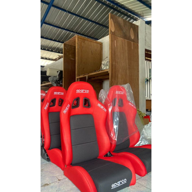 Jok racing sparco universal / masuk semua jenis mobil