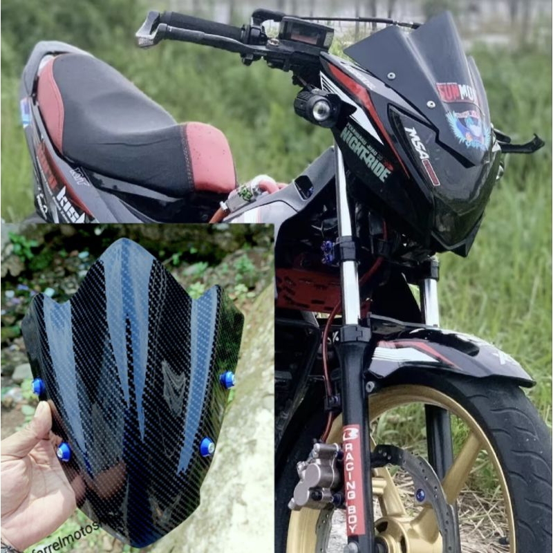 VISOR SATRIA FU FACELIFT WINDSHIELD SATRIA FU FACELIFT