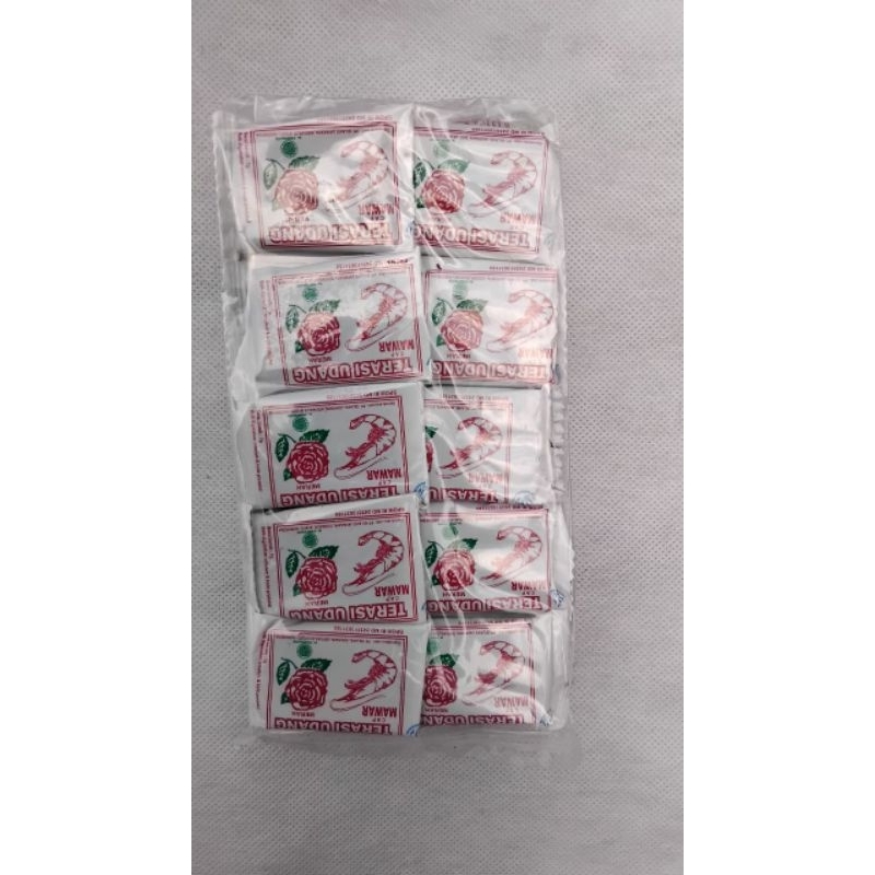 

Terasi Udang Cap Mawar 1 pack isi 10 pcs/ Terasi Khas Lampung