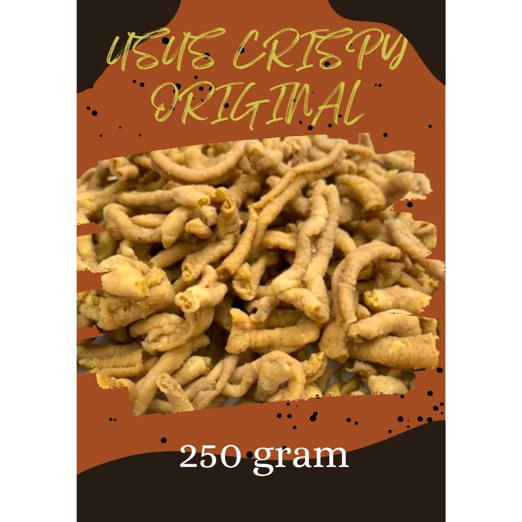 

usus crispy / krispi original 250 gram snack makanan ringan keripik cemilan