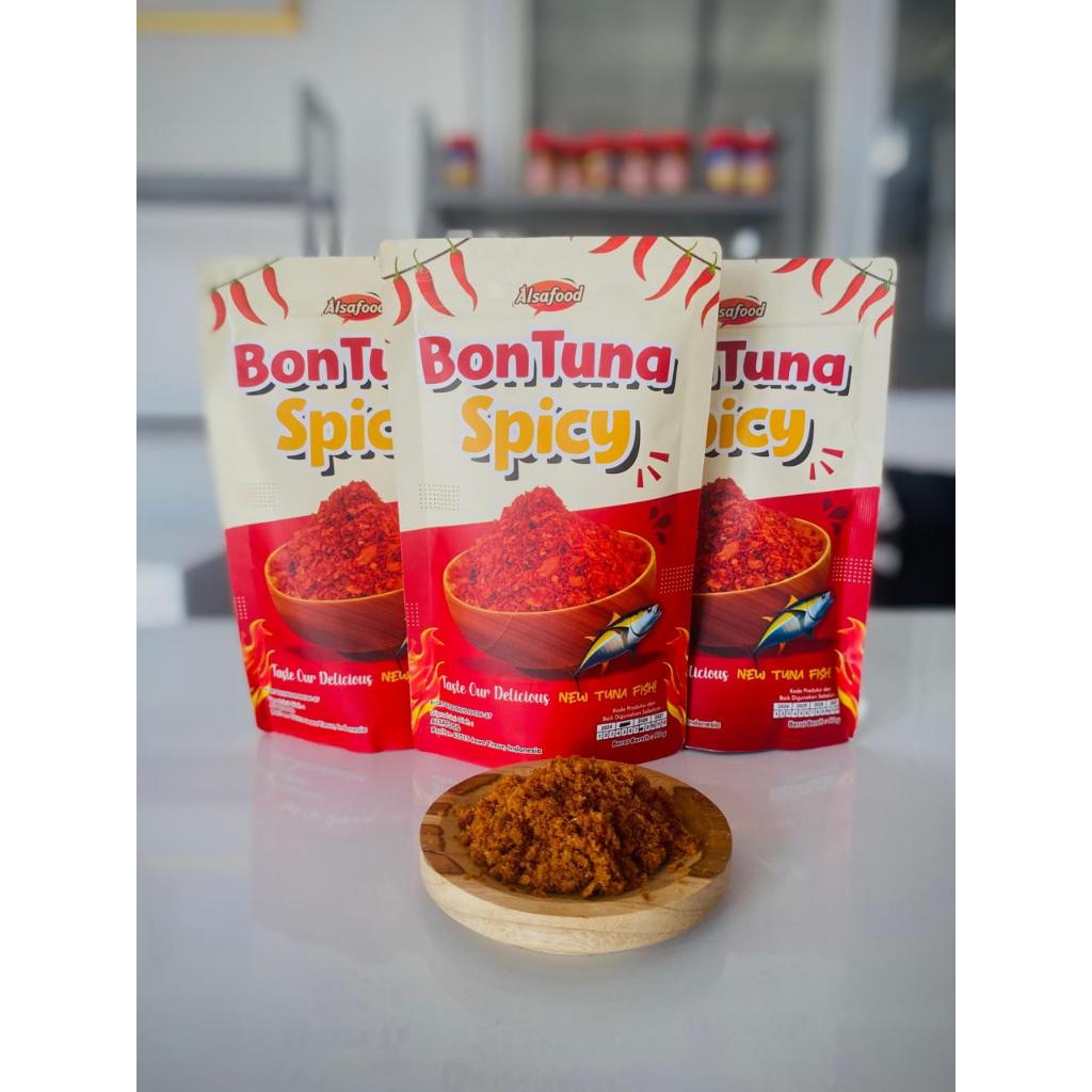 

BONTUNA SPICY (abon ikan tuna varian pedas) ALSAFOOD