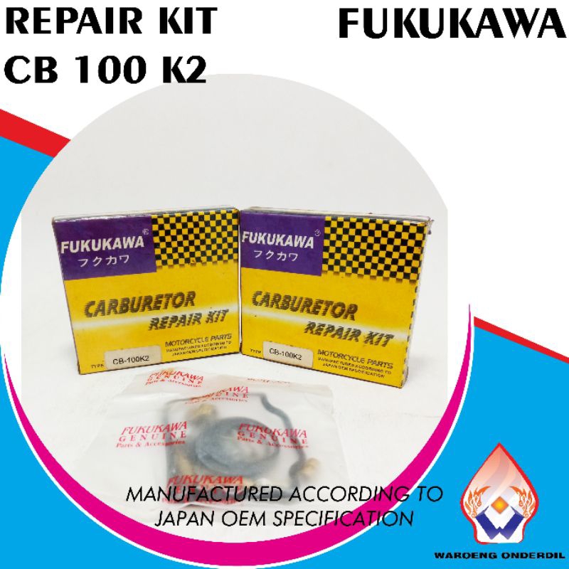 REPAIR KIT KARBURATOR CB100K2 CB100K3 FUKUKAWA