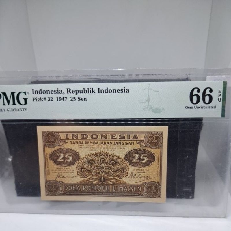 25 sen th 1947 pmg 66
