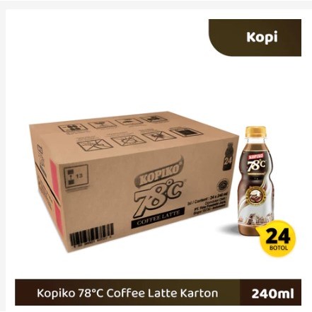 

Kopiko 78°C Coffee Latte - Karton [24 Pcs]