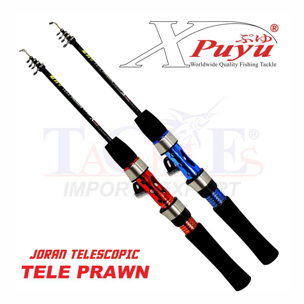 JORAN TELESCOPIC XPUYU TELE PRAWN JORAN UDANG FISHING SPINNING ROD