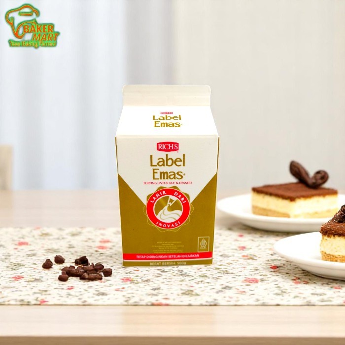 

Rich Gold Label Whipping Cream 500gr
