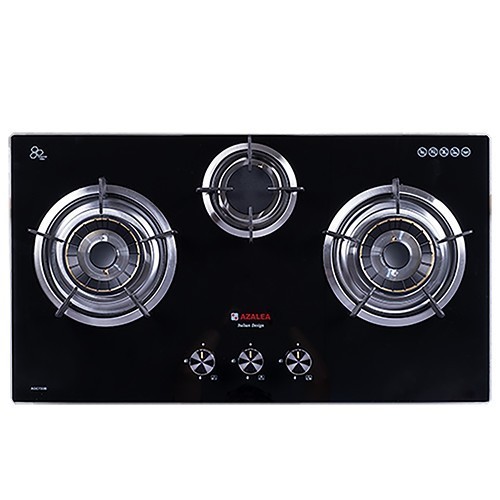 AZALEA AGC733B KOMPOR GAS TANAM AZALEA AGC733B GLASS BLACK BUILT IN HOB