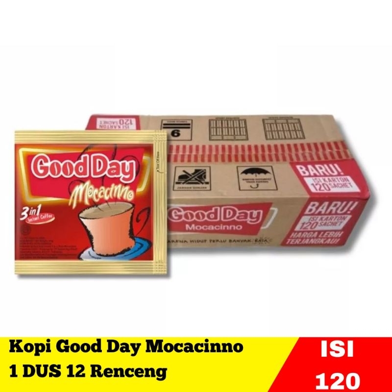 

good day mocacinno 20 gr 1 dus isi 120 sachet