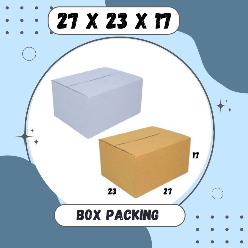 

Box Packing 27x23x17 Kardus A1 Karton Dus Kotak Kemasan Sparepart Jamu Madu Assesoris