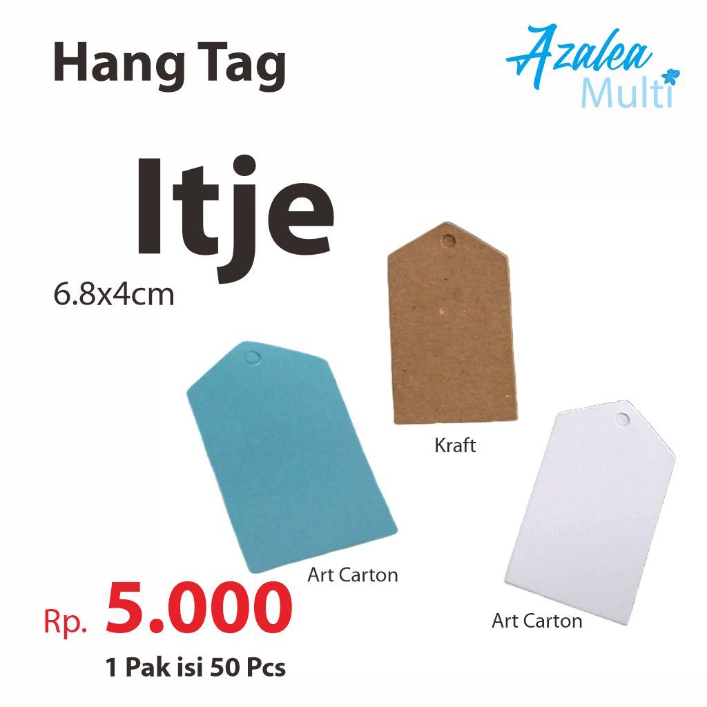 

Hang Tag Itje - Label - Thanks Card