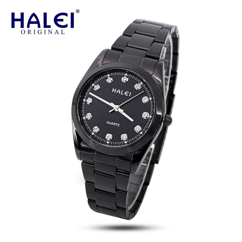 Halei 422-M Jam Tangan Pria Origianal Analog Stainless Anti Air + Box