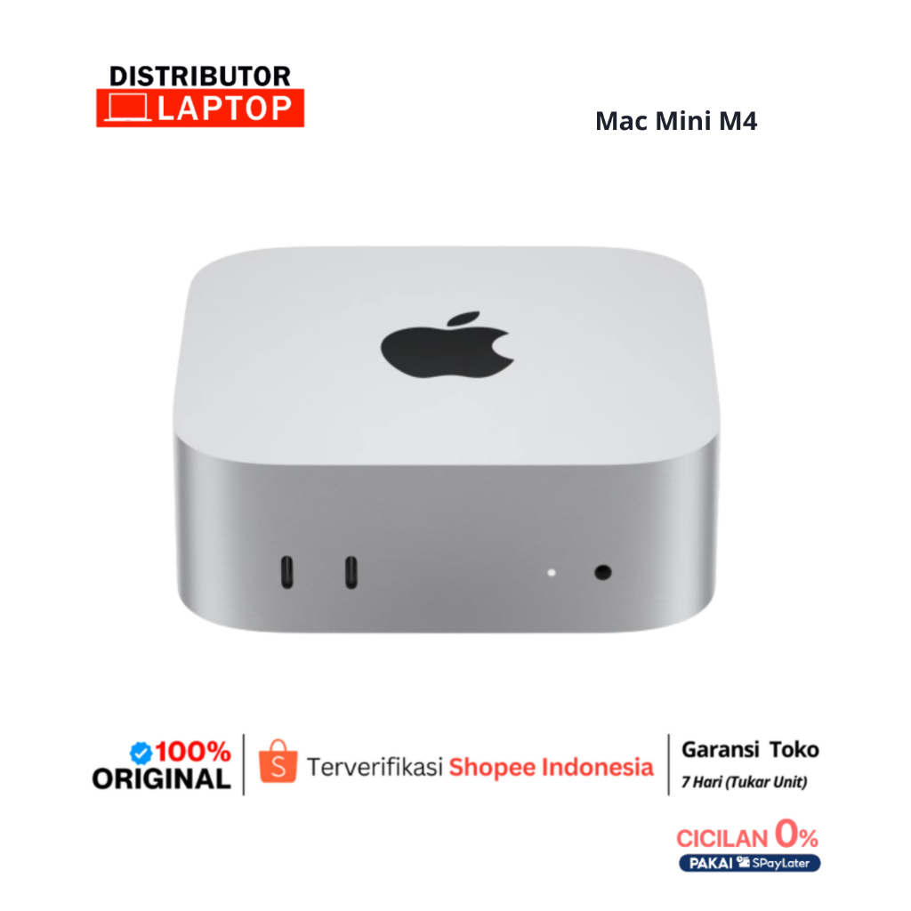 New Mac Mini Pro M4 2024 [ 16GB/24GB | 256GB/512GB ] Garansi 1 Tahun