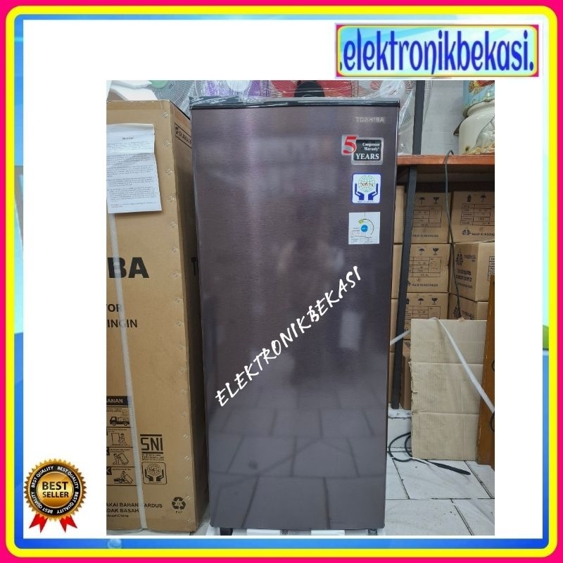 KULKAS TOSHIBA GR RD 235 CC MDF / KULKAS TOSHIBA 1 PINTU 190 LITER / TOSHIBA GR-RD235CC-MDF