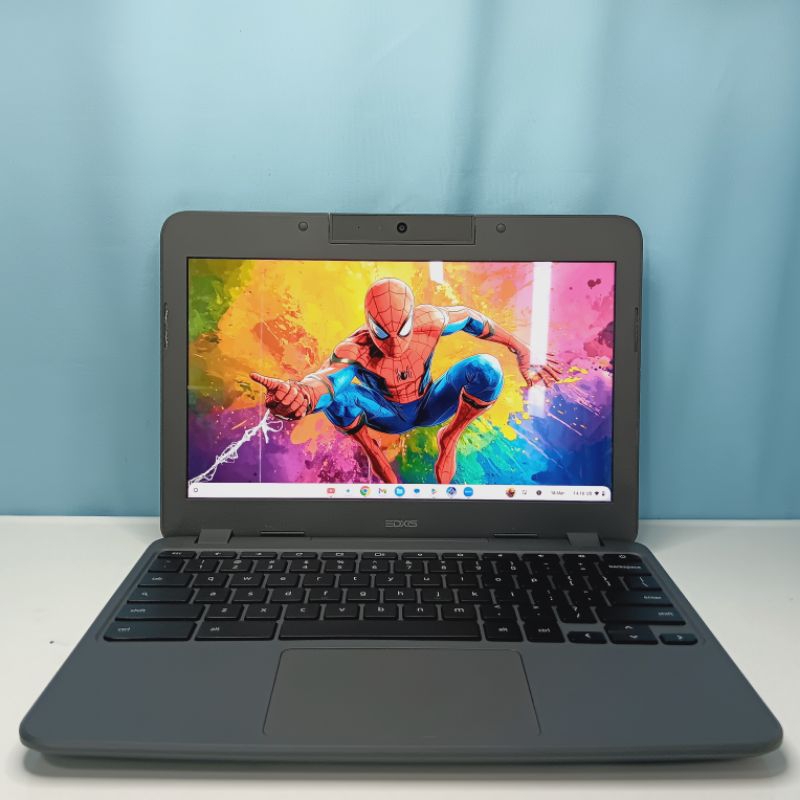 LAPTOP TOUCHSCREEN EDXIS CHROMEBOOK RAM 4GB STORAGE 16/32GB GRADE - PLAYSTORE