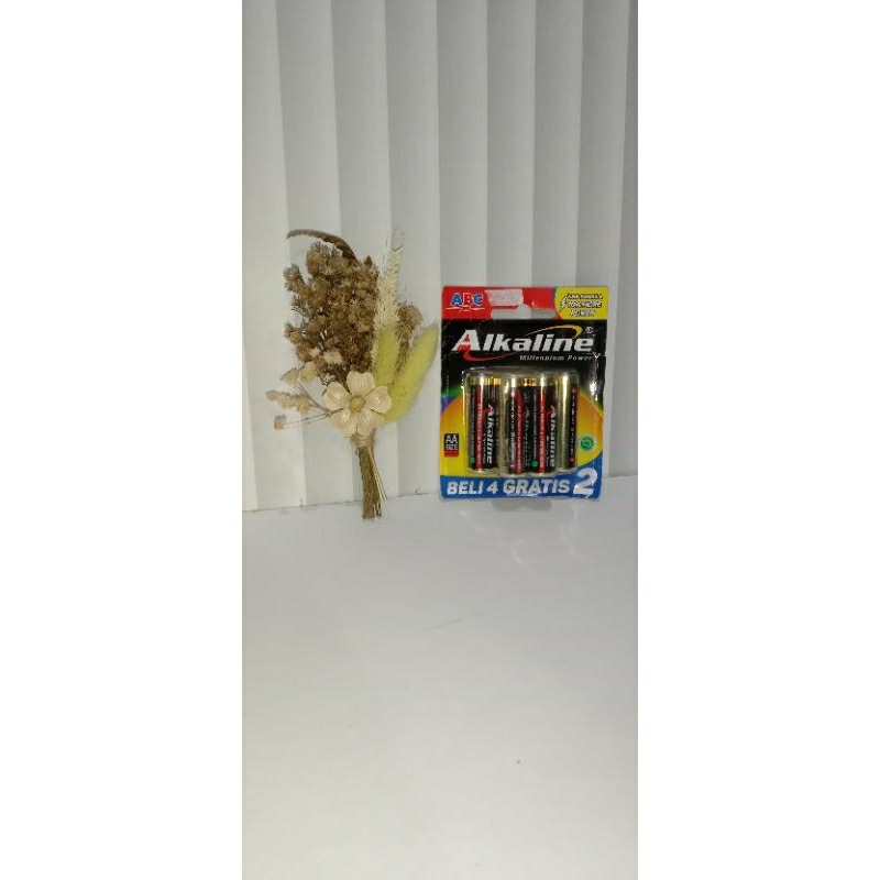 ECERAN BATERAI ABC ALKALINE REMOTE JAM DINDING SENTER BATERAI BESAR
