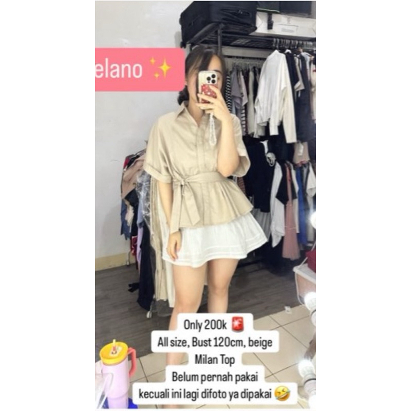 Milan Top Modelano - Preloved