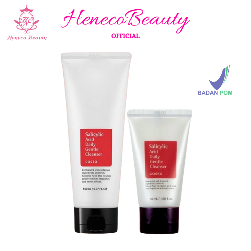 COSRX Salicylic Acid Daily Gentle Cleanser 50ml / 150ml /  Sabun Cuci Muka Wajah