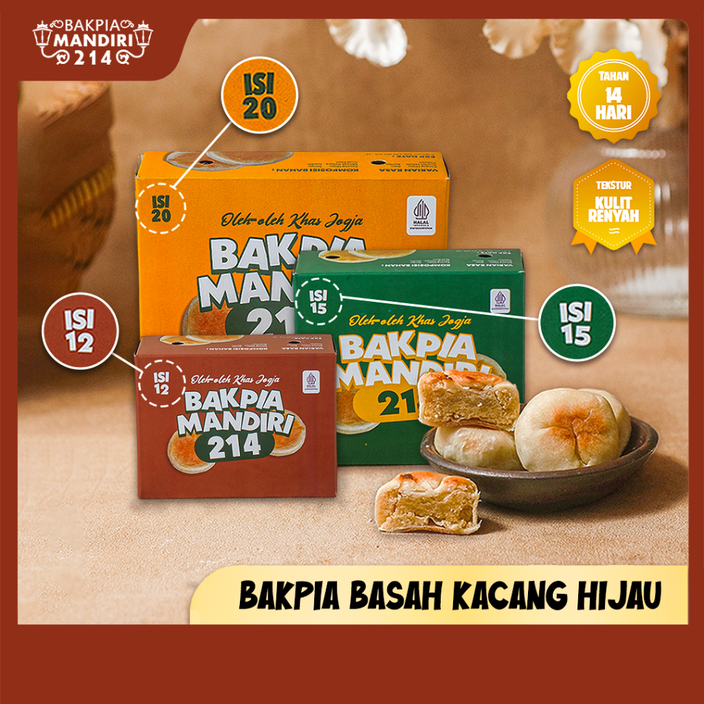 

BAKPIA KACANG HIJAU ( BASAH )