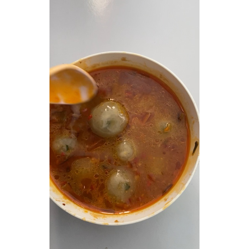 

cilok kuah dan bumbu pedas homemade