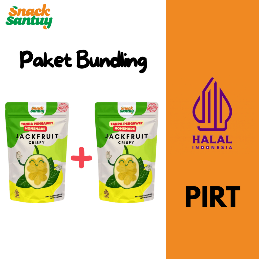 

SNACK SANTUY Nangka Crispy 100 gram PAKET BUNDLING