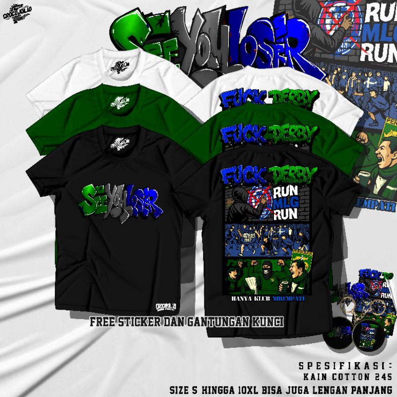 Kaos SEE YOU LOSER BONEK AREMA