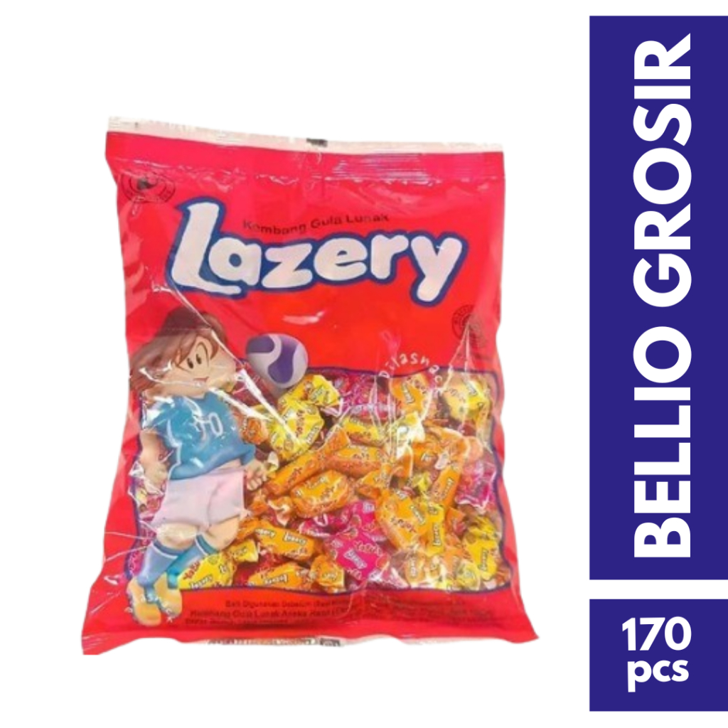 

PERMEN LAZERY yogurt BAG BESAR 1 ACK ISI 170 BUTIR LASERY SUGUS LAZERI sugus permen