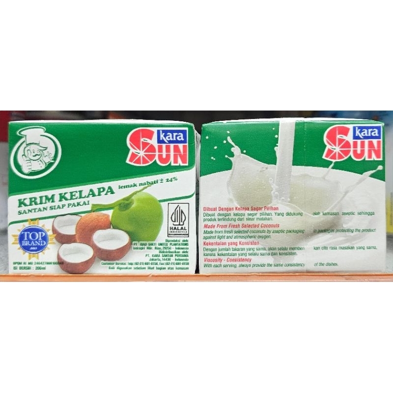 

Kara Sun Santan Kelapa 200ml - 1 kotak