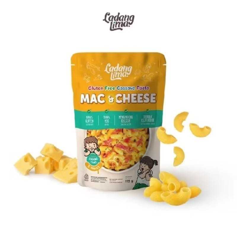 

Ladang Lima Pasta Mac and Cheese 115g - Pasta Gluten Free