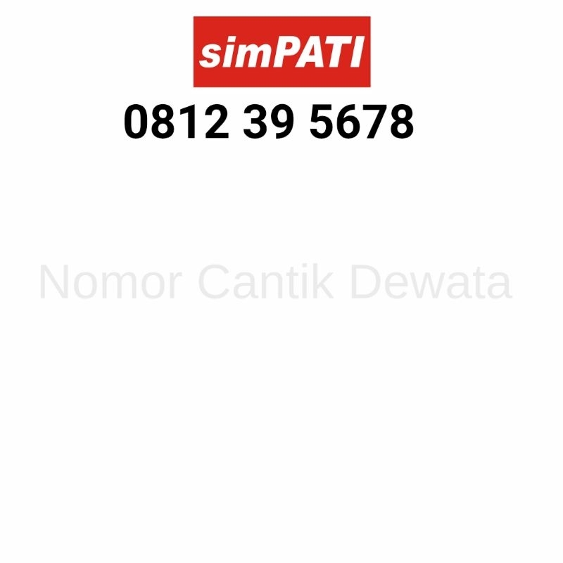 Nomor Cantik Simpati 10 Digit, Nomor Cantik Telkomsel 10 Digit, Nomer Cantik 10 Digit 5678