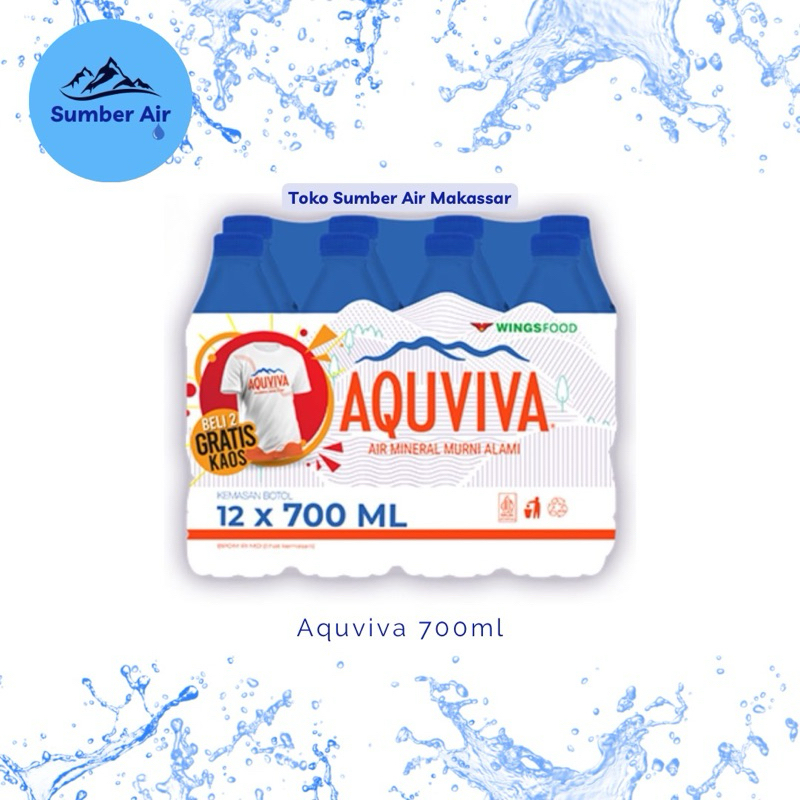

Air Mineral Aquviva 700ml (1 pack isi 12)