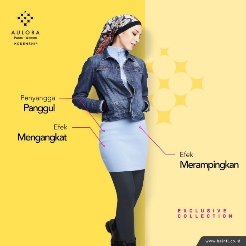 Aulora Pants Gray Kodenshi infrared WANITA