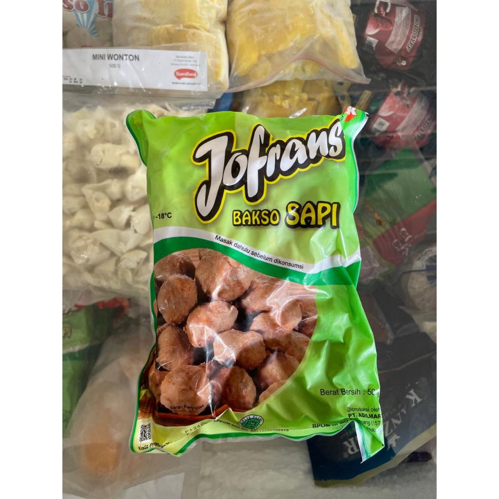 

Jofrans Bakso Sapi 500gram - Frozen Food