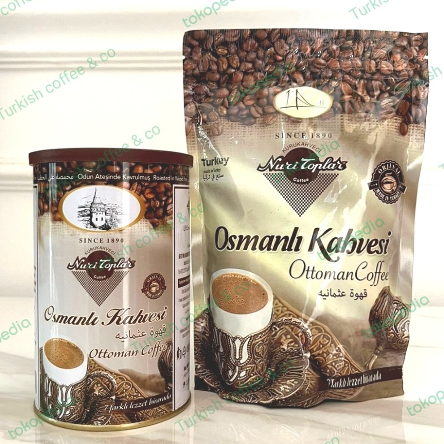 

| OTTOMAN COFFEE | OSMANLI| NURI TOPLAR | ROASTED IN WOOD FIRE| 25O G - Foil