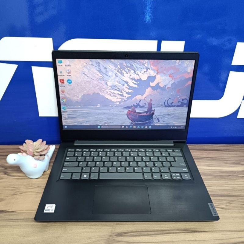 LAPTOP LENOVO S145 INTEL CORE I3-1005G1 INTEL UHD RAM 12GB DDR4 SSD 512GB 14INCH BLK / LAPTOP BEKAS 