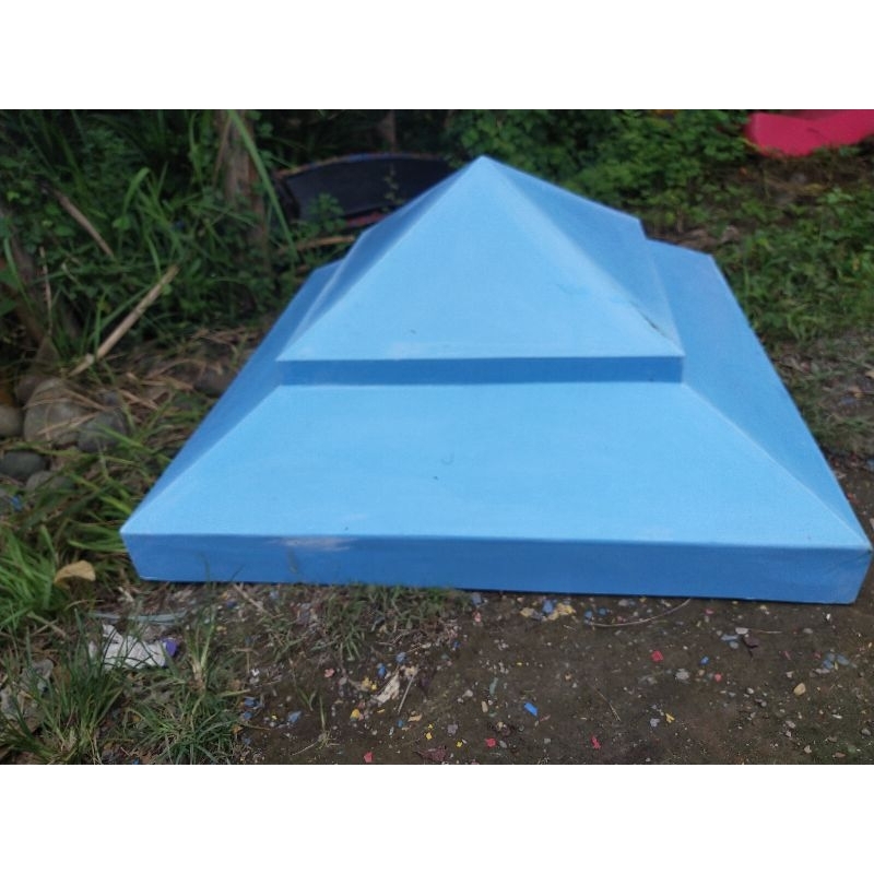 ATAP FIBER GLASS 1X1 MTR UNTUK PLYGROUND DAN KOLAM RENANG