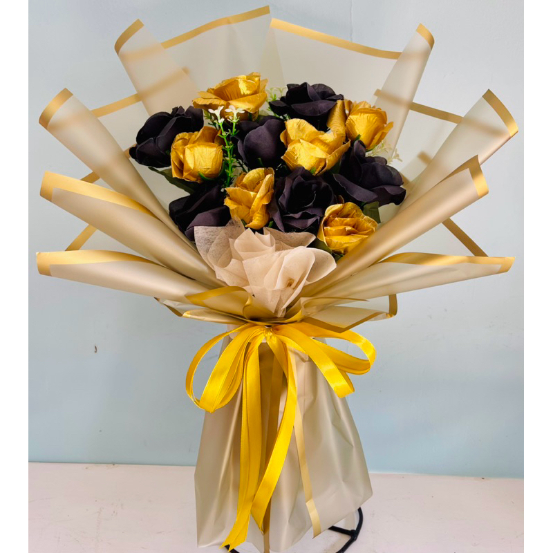 B015 Buket Artificial Buket Bunga Buatan Buket Bunga Wisuda Buket Ulang Tahun Buket Graduation Kado 
