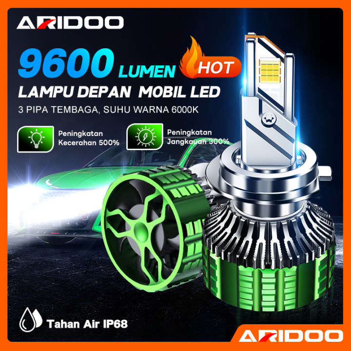 CODLampu led h4 mobil Led h11 super terang LAMPU LED MOBIL K22 SUPER TERANG H4 H11 H16 H1 H7 H8 H9