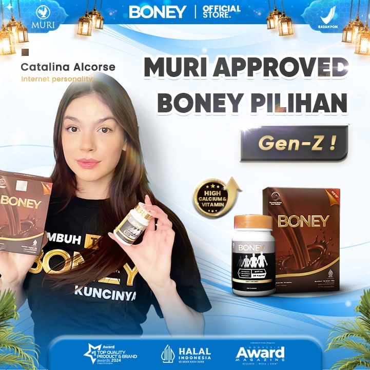 Susu Boney -  Boney Peninggi Badan Formula Tinggi Badan Naik 2-15cm