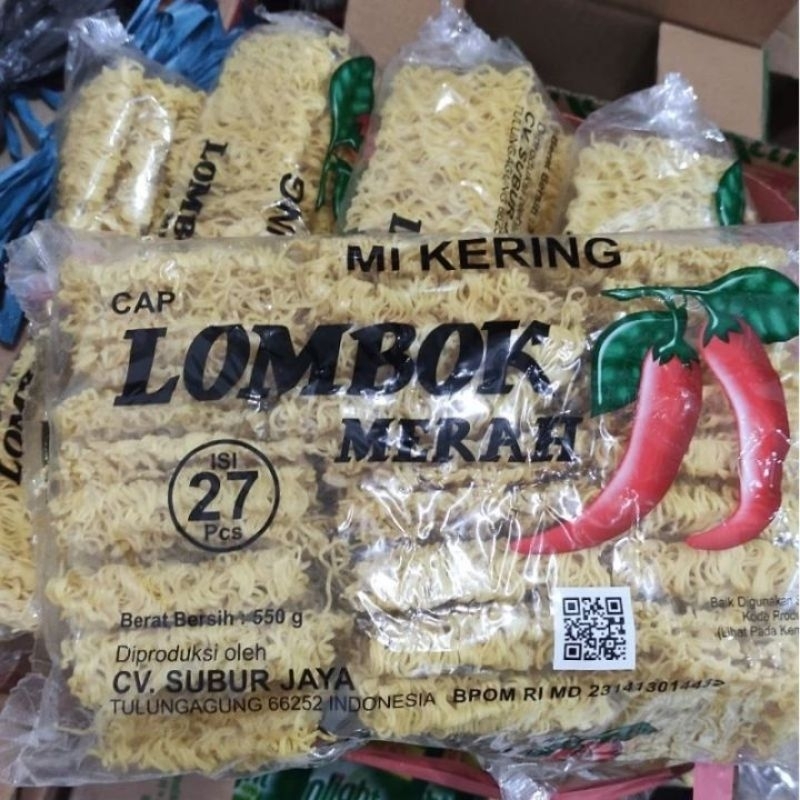 

Mie kering lombok