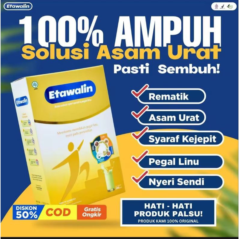 

Etawalin Susu Kambing Original Obat Nyeri Sendi Pegal Linu Asam Urat Nyeri Otot Syaraf Kejepit Dan Rematik Original