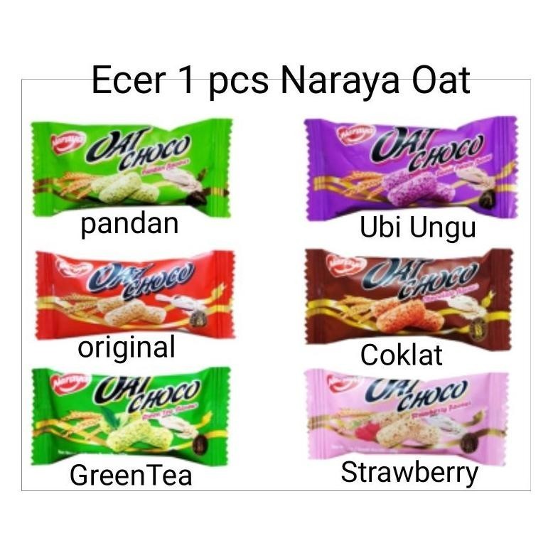

ECER Naraya Oat Choco 10 Gram ECER 10 pcs