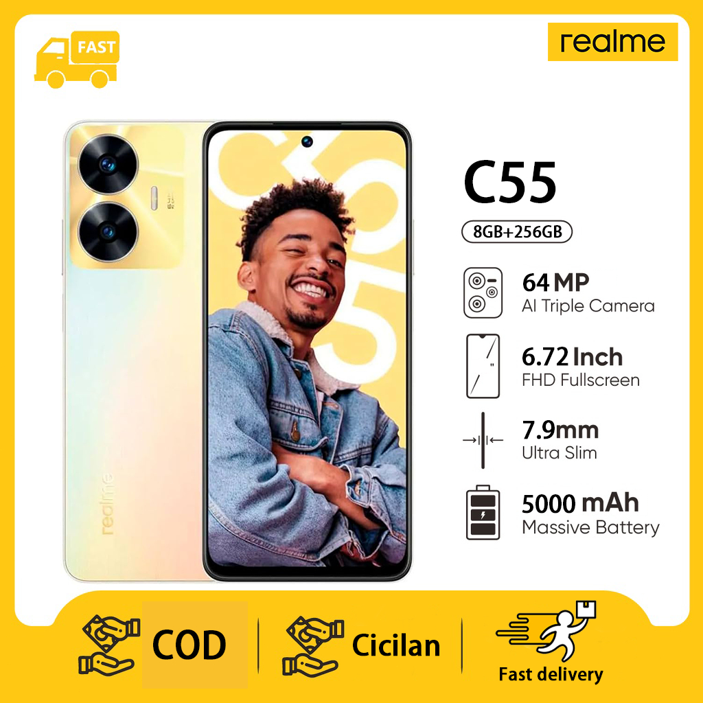 HP Realme C55 RAM 8GB/256GB Smartphone