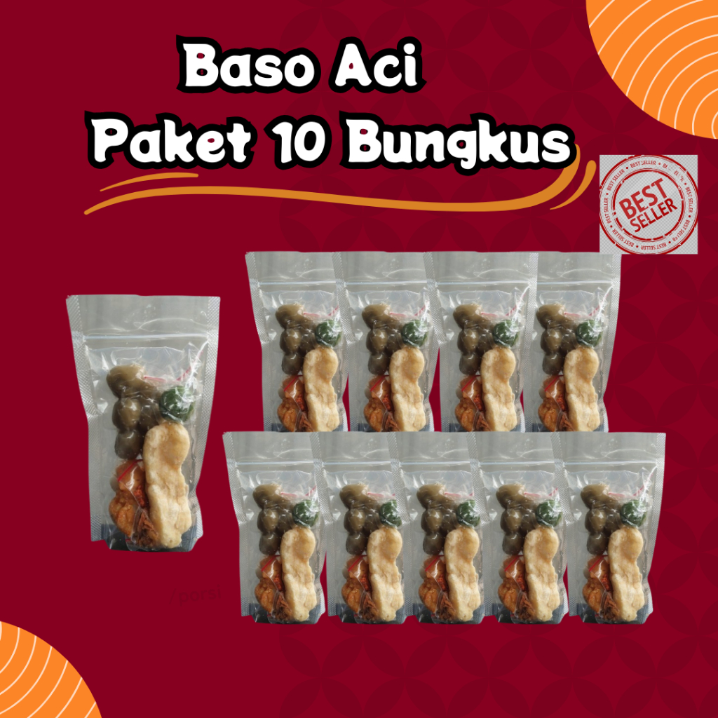 

Baso Aci Makanan Instan Murah HALAL isi 10pcs
