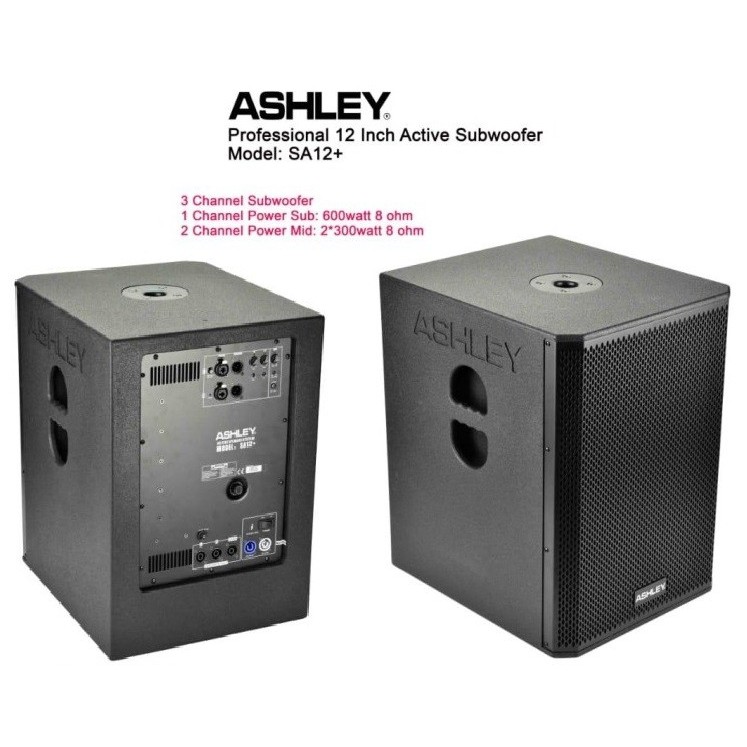 SUBWOOFER AKTIF ASHLEY SA12+ / ASHLEY SA 12+ ORIGINAL 12INCH