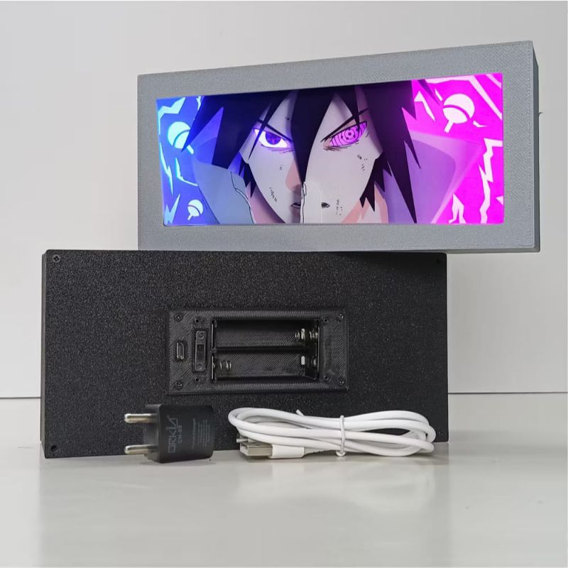 3d anime lightbox naruto dekorasi kamar lampu LED