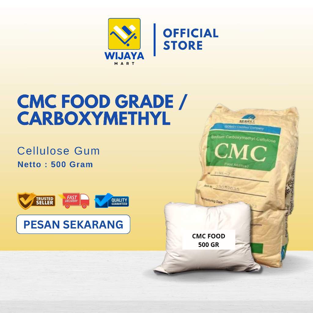 

CMC / Carboxmethil Cellulose / Food Grade 500 GR
