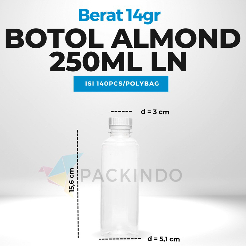 Cetak/Sablon Botol Plastik 250ml